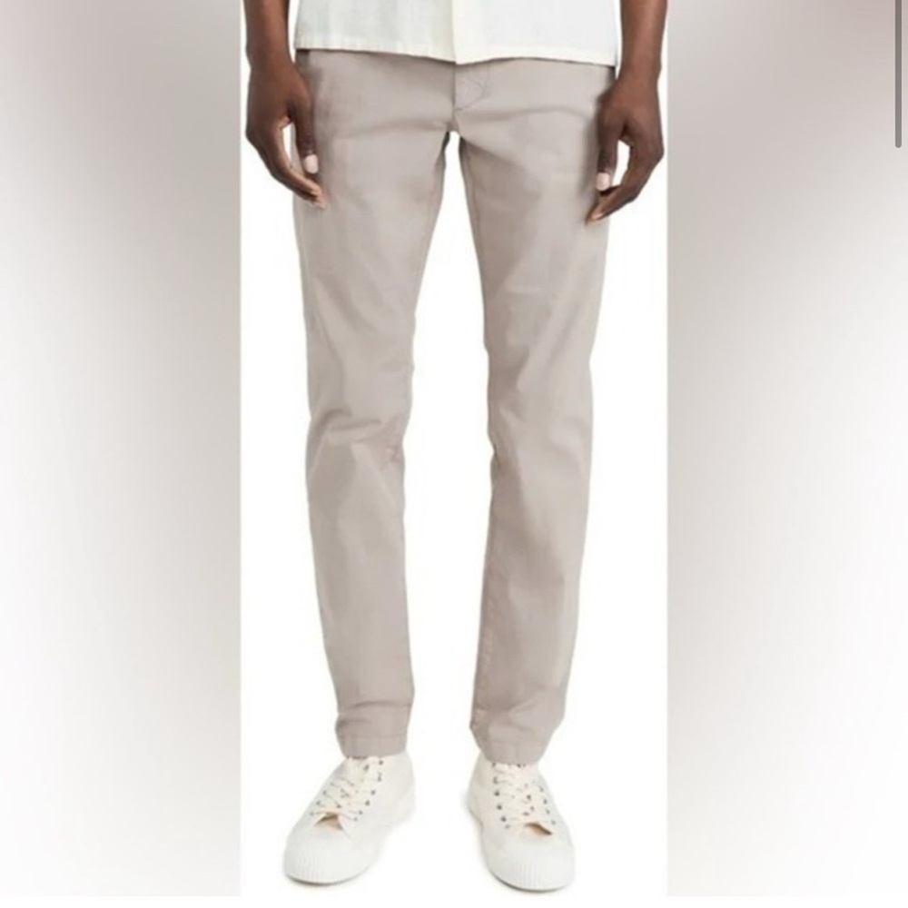 Theory Men’s Zaine Nova Technical Twill Dress Pant Size 32 Beige 27” Inseam